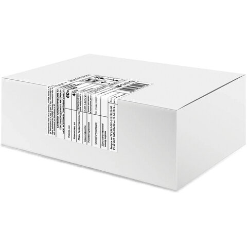 Спиртовые салфетки антисептические 60x100 мм КОМПЛЕКТ 400 шт., АСЕПТИКА, короб, АФ01676-МО05