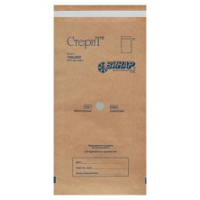 Пакет крафт самоклеящийся ВИНАР СТЕРИТ, комплект 100 шт., для ПАРОВОЙ/ВОЗДУШНОЙ стерилизации, 150х280 мм