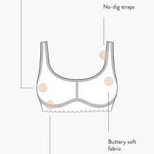 Бюстгальтер для кормления Belly Bandit Anti Bra Scoop Neck