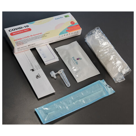 Набор для самотестирования на коронавирус SARS-CoV-2 "РАПИД-COVID-19-Антиген", 1 шт., 1526301