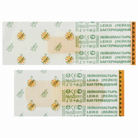 Набор пластырей 15 шт. LEIKO "Невидимка", на полимерной перфорированной основ, 2 вида, с европодвесом, 213533