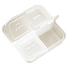 Таблетница ПИЛЮЛЯ на 1 день, полимерная