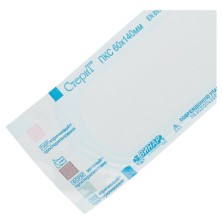 Пакет комбинированный самоклеящийся ВИНАР СТЕРИТ, комплект 100 шт., для ПАРОВОЙ/ГАЗОВОЙ стерилизации, 60х140 мм