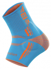 Бандаж спортивный голеностопный с силиконовыми вкладышами LEVAMED E+motion