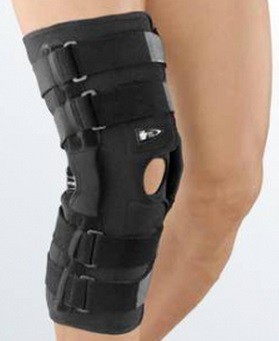Удлиненный регулируемый полужесткий коленный ортез protect.CO