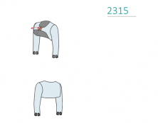 Компрессионное болеро  с длинными рукавами Valento (Viaggio)  2315