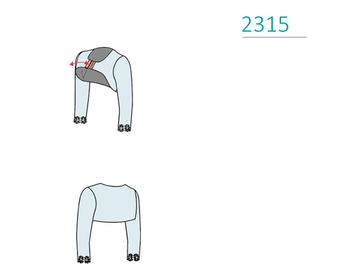 Компрессионное болеро  с длинными рукавами Valento (Viaggio)  2315