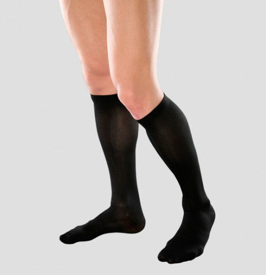 Гольфы мужские компрессионные Venoteks, черные, закрытый носок.