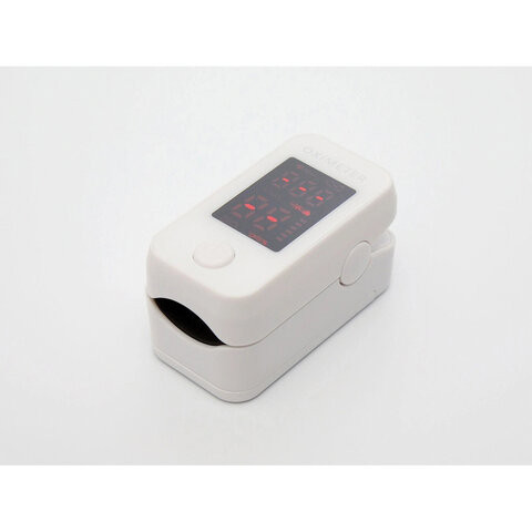 Пульсоксиметр BLS-1102А, диапазон измерения SpO2 70%-99%, измерение пульса 30-240 ударов/мин, белый, BLS-1102A