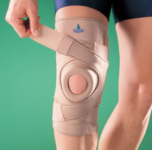 Ортез коленный ортопедический с боковыми шинами Oppo 1033