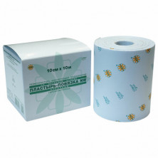 Пластырь-повязка рулонная LEIKO 10х1000 см, на нетканой основе "Липкий бинт", 132825