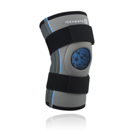 Бандаж колена с боковыми пружинными вставками Rehband 7782