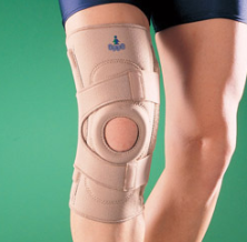 Ортез коленный ортопедический с боковыми шинами Oppo 1034