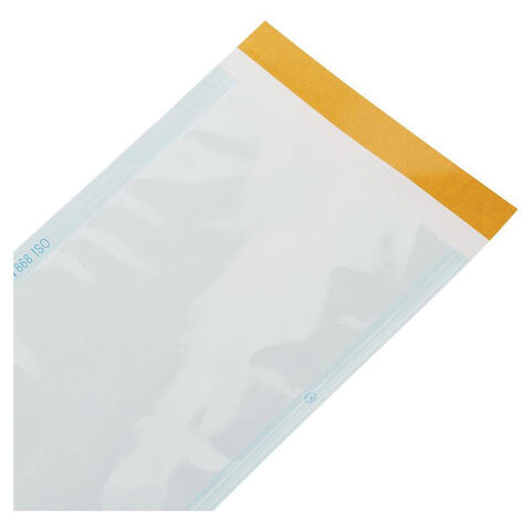 Пакет комбинированный самоклеящийся ВИНАР СТЕРИТ, комплект 100 шт., для ПАРОВОЙ/ГАЗОВОЙ стерилизации, 130х380 мм