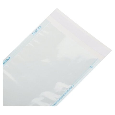 Пакет комбинированный самоклеящийся ВИНАР СТЕРИТ, комплект 100 шт., для ПАРОВОЙ/ГАЗОВОЙ стерилизации, 140х280