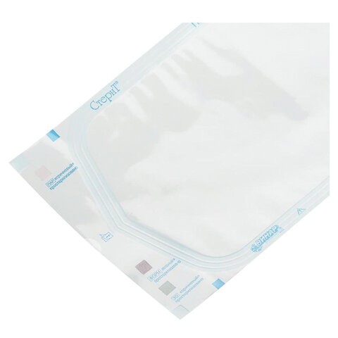 Пакет комбинированный самоклеящийся ВИНАР СТЕРИТ, комплект 100 шт., для ПАРОВОЙ/ГАЗОВОЙ стерилизации, 140х280