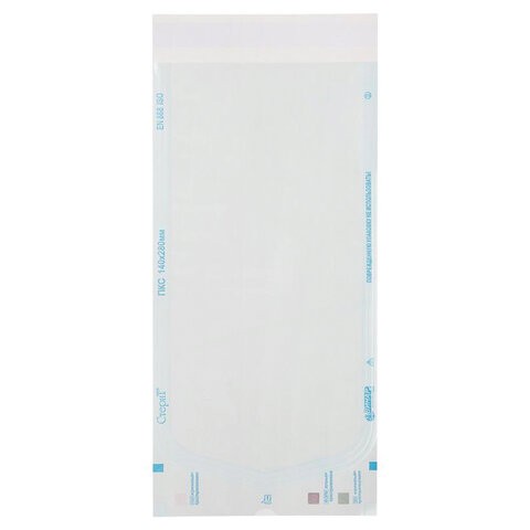 Пакет комбинированный самоклеящийся ВИНАР СТЕРИТ, комплект 100 шт., для ПАРОВОЙ/ГАЗОВОЙ стерилизации, 140х280