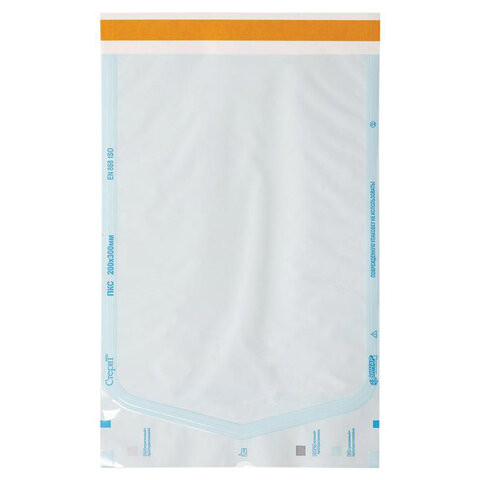 Пакет комбинированный самоклеящийся ВИНАР СТЕРИТ, комплект 100 шт., для ПАРОВОЙ/ГАЗОВОЙ стерилизации, 200х300 мм, 26