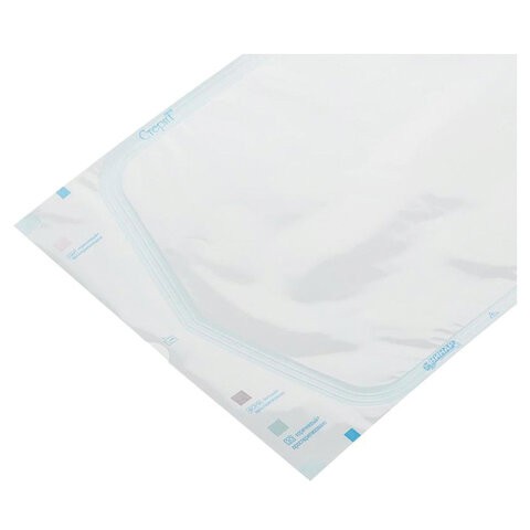 Пакет комбинированный самоклеящийся ВИНАР СТЕРИТ, комплект 100 шт., для ПАРОВОЙ/ГАЗОВОЙ стерилизации, 200х330 мм