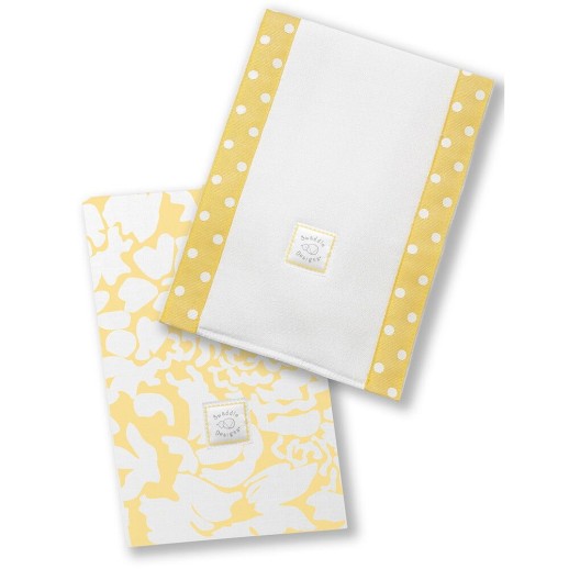 Полотенчики SwaddleDesigns Baby Burpie Set Yellow Lush