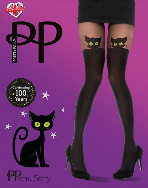 КОЛГОТКИ PRETTY POLLY SCARY CAT TIGHTS AWD3