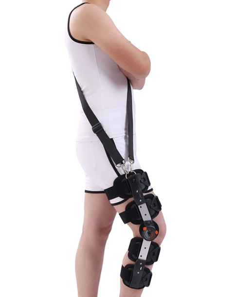 Послеоперационный ортез на коленный сустав с выдвижными шинами. TJ-501 HTMS