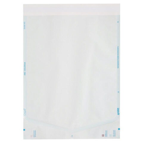 Пакет комбинированный самоклеящийся ВИНАР СТЕРИТ, комплект 100 шт., для ПАРОВОЙ/ГАЗОВОЙ стерилизации, 300х390 мм