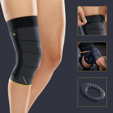 Бандаж коленный с силиконовым пателлярным кольцом genumedi E+motion