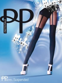  КОЛГОТКИ PRETTY POLLY Suspender Tights  AKQ2