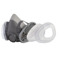 Полумаска фильтрующая Jeta Safety 5500P, обтюратор термопласт, без фильтров, размер L, 5500P-L