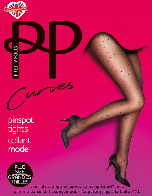 КОЛГОТКИ PRETTY POLLY CURVES PINSPOT TIGHTS AUN4