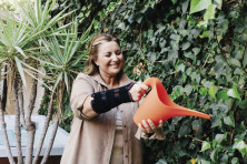 Ортез лучезапястный с шиной для ладони, Черный OPL350D/OPL350I, Orliman