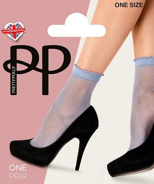 НОСКИ ЖЕНСКИЕ PRETTY POLLY SHEER SPOT ANKLET AWK9