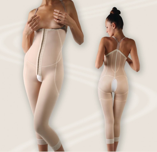 Бандаж компрессионный до щиколоток с высокой линией талии Valento (Viaggio) U1-450