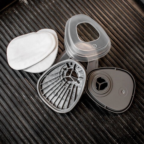 Держатель для предфильтров Jeta Safety 5101, комплект 2 штук, для фильтров 6020P2R, 6021, 6023, 7022