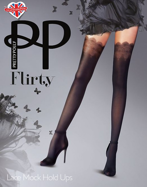 КОЛГОТКИ PRETTY POLLY LACE MOCK HOLD UPS AUZ4
