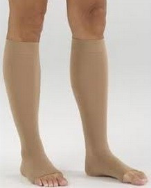 Мужские компрессионные гольфы mediven® comfort, карамель, открытый мыс