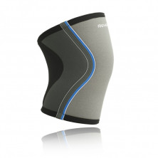 Наколенник усиленный спортивный, неопрен 5 мм, Rehband 7751, серый.
