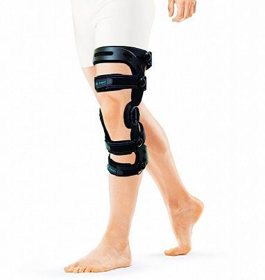 Ортез коленный с двуосным шарниром-регулятором угла сгибания ORLETT SO-303 2G