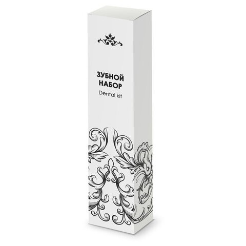 Зубной набор (зубная щетка 14 см + зубная паста саше 4 г), в картонной упаковке