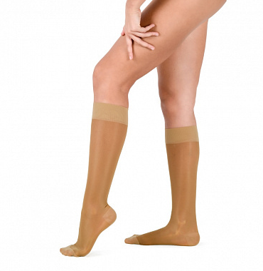 Компрессионные гольфы VENOTEKS ELEGANCE (1 класс, прозрачные) 1C104