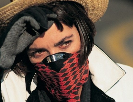 Бандана респиратор Respro Bandit™ красный.