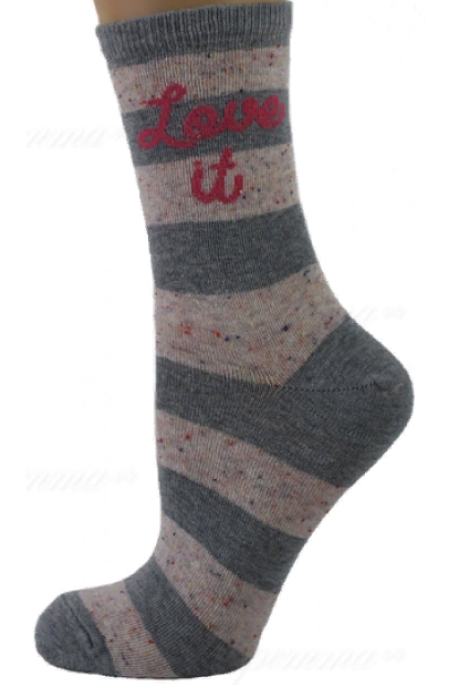 Женские хлопковые носки в полоску Pretty Polly LOVE IT AVK1