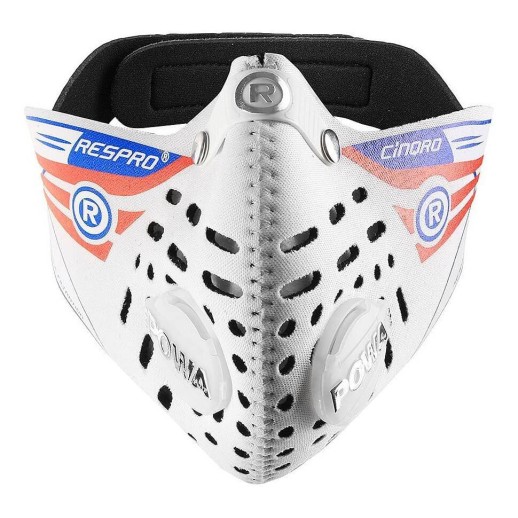 Маска респиратор Respro® Cinqro™ белая, фронт.
