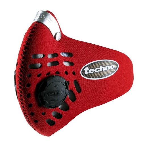 Маска респиратор Respro® Techno™ красный фронт