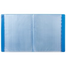 Папка 60 вкладышей БЮРОКРАТ, синяя, 0,7 мм, BPV60blue