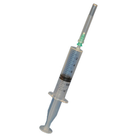 Шприц 3-х компонентный СТЕРИН, 10 мл, КОМПЛЕКТ 100 шт. в пакете, игла 0,8х40 - 21G