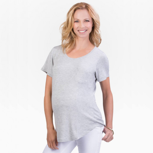 Футболка для кормления Perfect Nursing Tee Grey L (50-52)