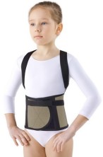 Корректор осанки с 2 металлическими, моделируемыми ребрами жесткости детский КО-110 Orto