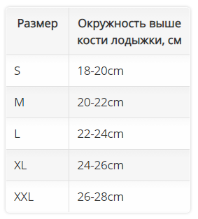 Голеностопный бандаж AccuTex 2900 OPPO